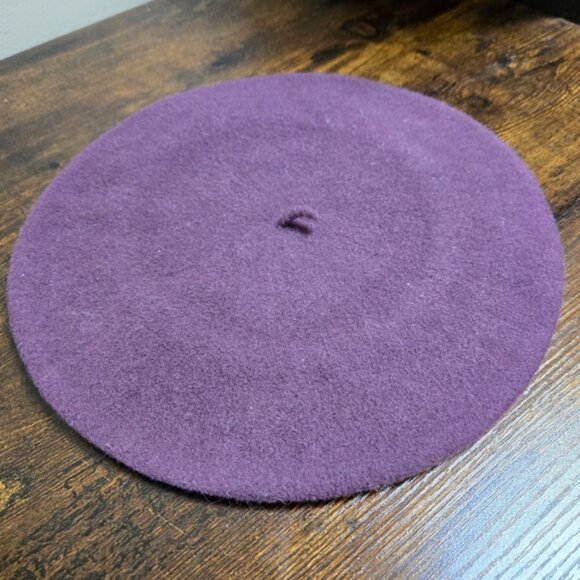 Kangol Women's Purple Modelaine Wool Beret - Picture 3 of 5